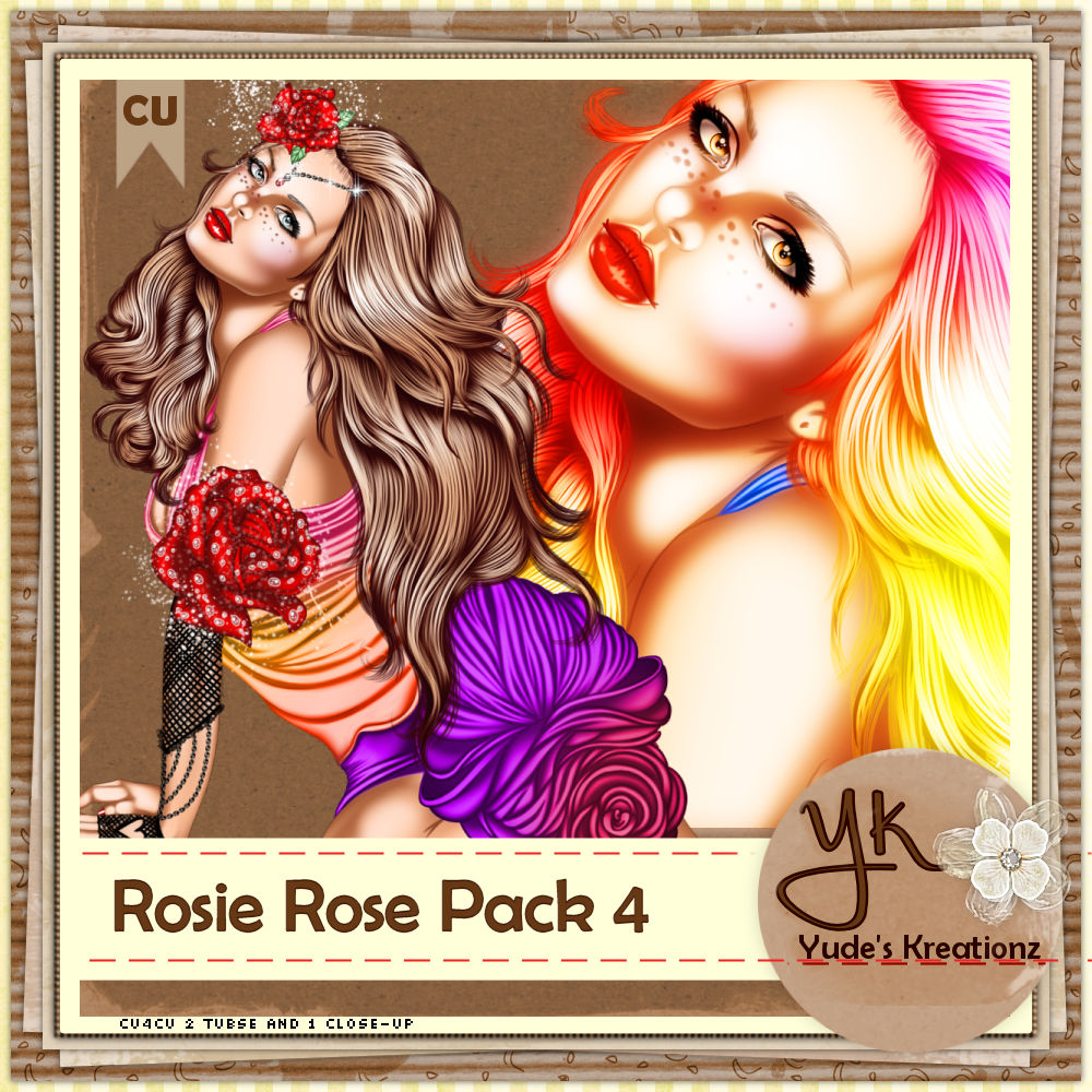 Rosie Rose Pack 4